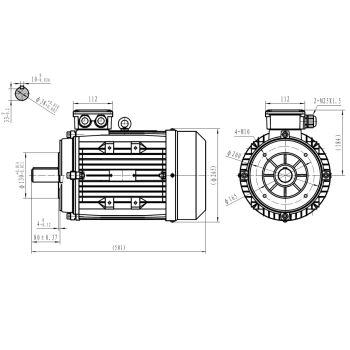 Silnik elektryczny 11,0kW 1400 obr/min. 132B14